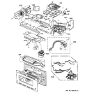 INTERIOR PARTS 2 Diagram and Parts List for SCB2000FBB01  General Electric Microwave Oven Combo
