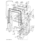 LINER ASSEMBLY Diagram and Parts List for ZBD6700G00WW  General Electric Dishwasher