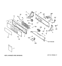 CONTROLS & BACKSPLASH Diagram and Parts List for WPSB8060B9WW  General Electric Washer