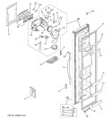 FREEZER DOOR Diagram and Parts List for HSS25GFPEWW  Hotpoint Refrigerator