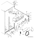 FRESH FOOD SECTION Diagram and Parts List for GSS25SGPABS  General Electric Refrigerator