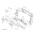 CONTROL PANEL Diagram and Parts List for JBP69CH2CC  General Electric Range