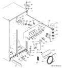 FRESH FOOD SECTION Diagram and Parts List for GSH22KGRBBB  General Electric Refrigerator
