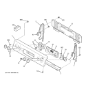 CONTROL PANEL Diagram and Parts List for JB710BH2BB  General Electric Range