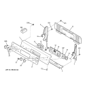 CONTROL PANEL Diagram and Parts List for JB710SH2SS  General Electric Range