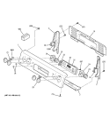 CONTROL PANEL Diagram and Parts List for JBP78DH2BB  General Electric Range