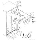 FRESH FOOD SECTION Diagram and Parts List for GSS22IFPDBB  General Electric Refrigerator