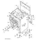 BODY PARTS Diagram and Parts List for JBS16GV3  General Electric Range