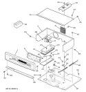 CONTROL PANEL Diagram and Parts List for JKP56BD1BB  General Electric Range