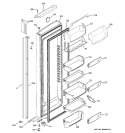 FRESH FOOD DOOR Diagram and Parts List for PIG23MIMHFWW  General Electric Refrigerator