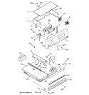 CONTROL PANEL Diagram and Parts List for JRP28BJ1BB  General Electric Wall Oven