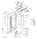 Part Location Diagram of WR55X10914 GE HMI CONTROL Assembly DISP 42'