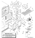 FREEZER SECTION Diagram and Parts List for PTS25LHRARCC  General Electric Refrigerator