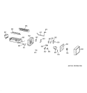 ICE MAKER Diagram and Parts List for GTS18XCRFRWW  General Electric Refrigerator