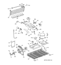UNIT PARTS Diagram and Parts List for GTT15FBRFRWW  General Electric Refrigerator