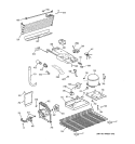 UNIT PARTS Diagram and Parts List for GTT15BBRERWW  General Electric Refrigerator