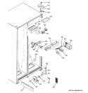 FRESH FOOD SECTION Diagram and Parts List for RSG20DDPDFWW  General Electric Refrigerator