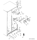 FRESH FOOD SECTION Diagram and Parts List for RSG22IBPDFWW  General Electric Refrigerator