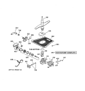 MOTOR - PUMP MECHANISM Diagram and Parts List for GSD5700G01CC  General Electric Dishwasher