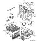 BODY PARTS Diagram and Parts List for GSD5860G01SS  General Electric Dishwasher