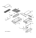 GRIDDLE ASSEMBLY Diagram and Parts List for ZGU48N4GD1SS  General Electric Cooktop