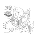 BODY PARTS Diagram and Parts List for JDP47CF2CC  General Electric Range