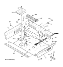 COOLING FAN Diagram and Parts List for JDP47CF2CC  General Electric Range