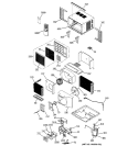 Part Location Diagram of WJ71X10153 GE USE GEH WJ71X10154