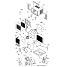 ROOM AIR CONDITIONER Diagram and Parts List for ASV24DAD2  General Electric Air Conditioner