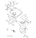 GAS & BURNER PARTS Diagram and Parts List for JGBP99BEH1BB  General Electric Range