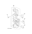 LATCH BOARD PARTS Diagram and Parts List for SCA2001FSS01  General Electric Microwave