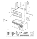 INSTALLATION PARTS Diagram and Parts List for SCA2001FSS01  General Electric Microwave
