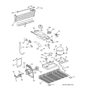 UNIT PARTS Diagram and Parts List for A3315ABRERWW  General Electric Refrigerator