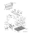 UNIT PARTS Diagram and Parts List for A3315ABRFRWW  General Electric Refrigerator