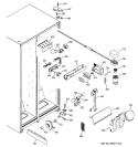FRESH FOOD SECTION Diagram and Parts List for GSS22SGMABS  General Electric Refrigerator