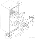 FRESH FOOD SECTION Diagram and Parts List for HTS18IBPDRCC  Hotpoint Refrigerator
