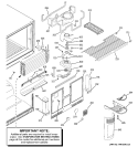FREEZER SECTION Diagram and Parts List for HTS22GBPARCC  Hotpoint Refrigerator