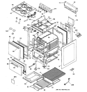RANGE PARTS Diagram and Parts List for RGA520EW2  Hotpoint Range