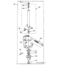 BRAKE & DRIVE TUBE PARTS Diagram and Parts List for WSM2420D0WW  General Electric Washer Dryer Combo