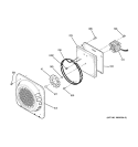 CONVECTION FAN Diagram and Parts List for JB968BH2BB  General Electric Range