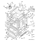 BODY PARTS Diagram and Parts List for JGBP26CEA3CC  General Electric Range