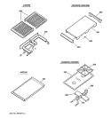 ACCESSORY MODULES Diagram and Parts List for JGP389BEVBB  General Electric Cooktop