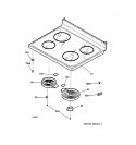 COOKTOP Diagram and Parts List for EER2000C00WW  General Electric Range