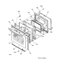 DOOR Diagram and Parts List for EER2000C00WW  General Electric Range