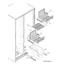 FREEZER SHELVES Diagram and Parts List for PSA22MIPDFWW  General Electric Refrigerator