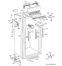 CABINET PARTS 2 Diagram and Parts List for ZIF36NMARH  General Electric Freezer