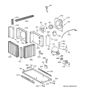 UNIT PARTS Diagram and Parts List for ZIF36NMARH  General Electric Freezer