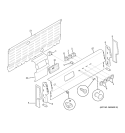 CONTROL PANEL Diagram and Parts List for JCS57F2WW  General Electric Range