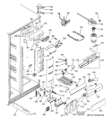 FRESH FOOD SECTION Diagram and Parts List for PIT23SGPABS  General Electric Refrigerator