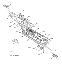 CONTROL PANEL Diagram and Parts List for JSP56CD1CC  General Electric Range